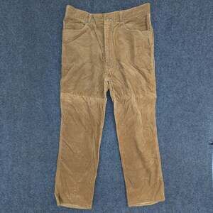 Zeppelin Corduroy Pants Mens 34x30 Brown Straight Leg Classic Fit Pocket Trouser